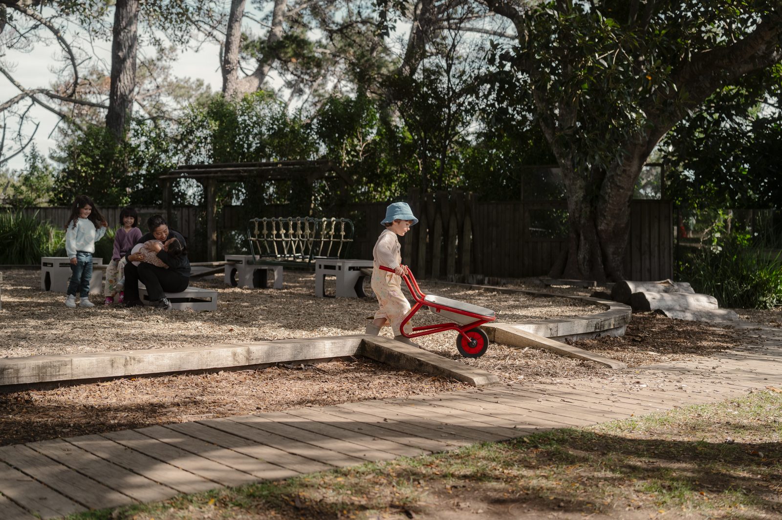 The Mill House grounds at Bear Park Hobsonville