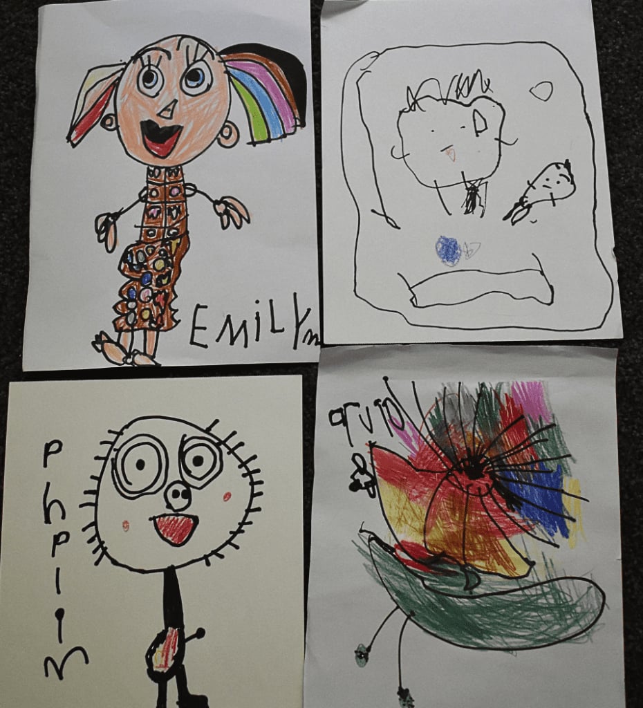 Children's drawings Bear Park ECE